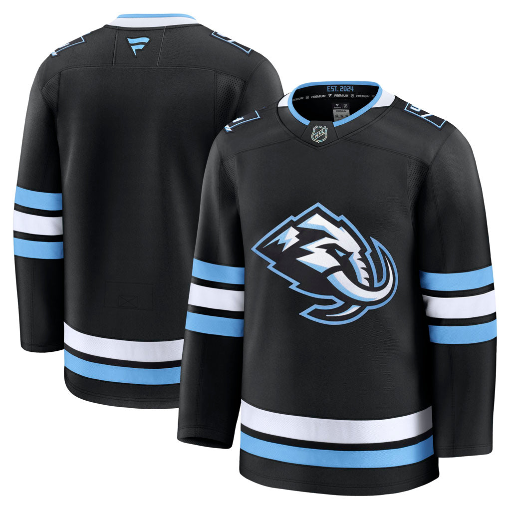 NHL Utah Mammoth Fanatics Home Premium Jersey - Black