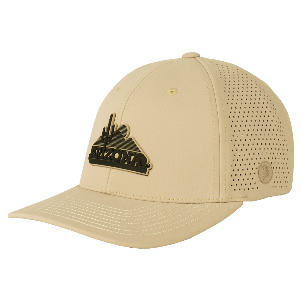 NCAA Arizona Wildcats Branded Bills Desert Vault Curved Elite Snapback Hat - Tan