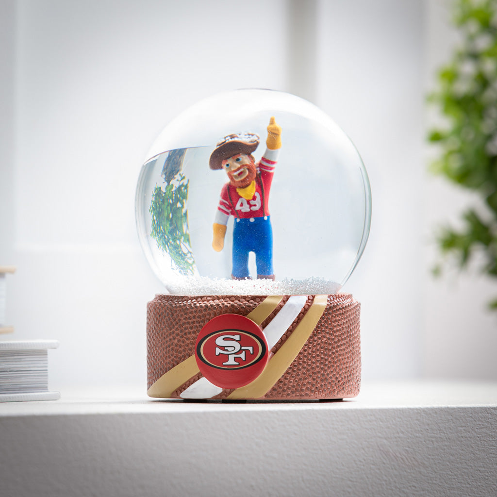 NFL San Francisco 49ers Evergreen Glass Water Globe