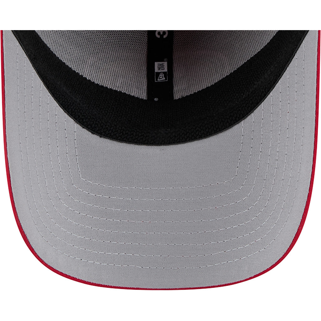 NFL San Francisco 49ers New Era Mid Perf 39THIRTY Flex Fit Hat - Red