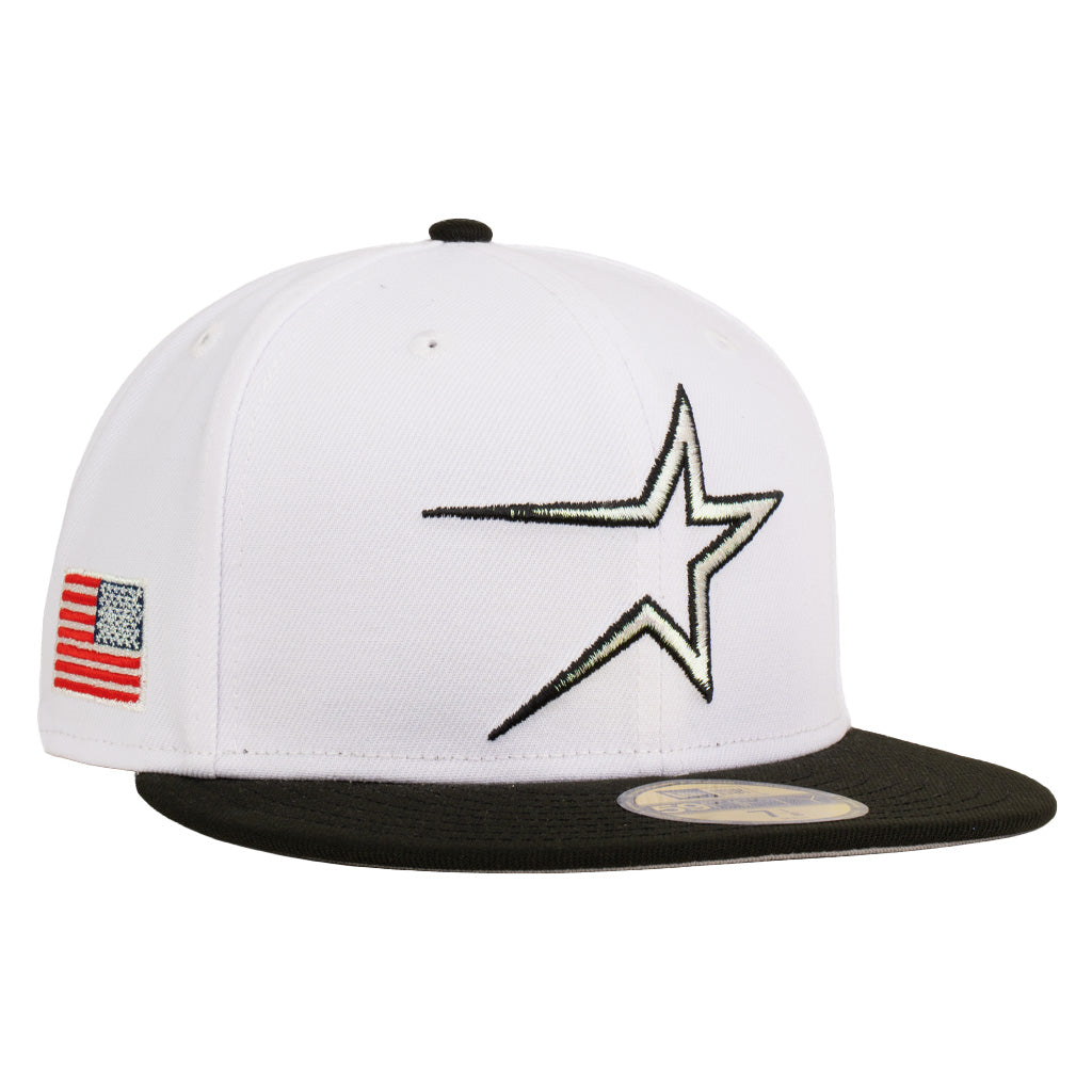 MLB Houston Astros New Era Space Shuttle 59FIFTY Fitted Hat - White