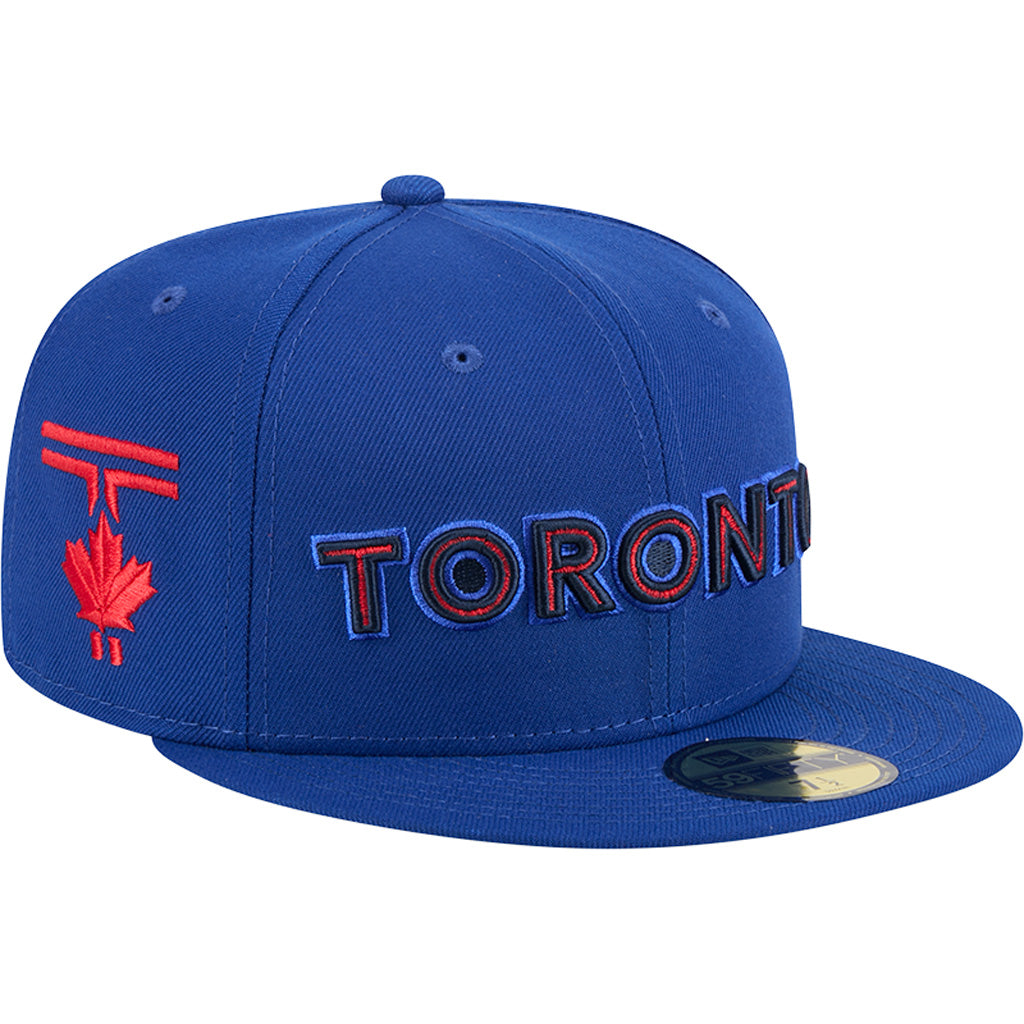 MLB Toronto Blue Jays New Era City Connect Fan Pack 59FIFTY Fitted Hat - Blue