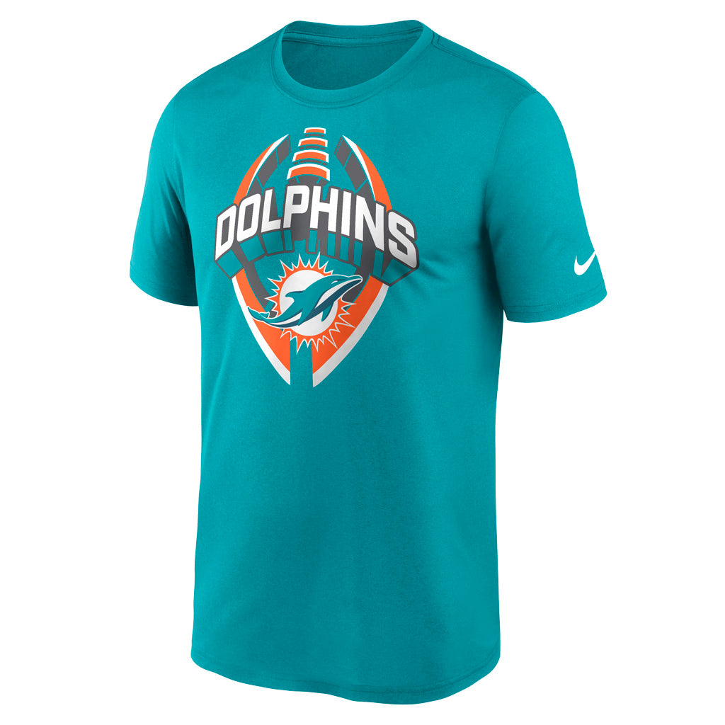 NFL Miami Dolphins Nike 2025 Icon Legend T-Shirt - Teal