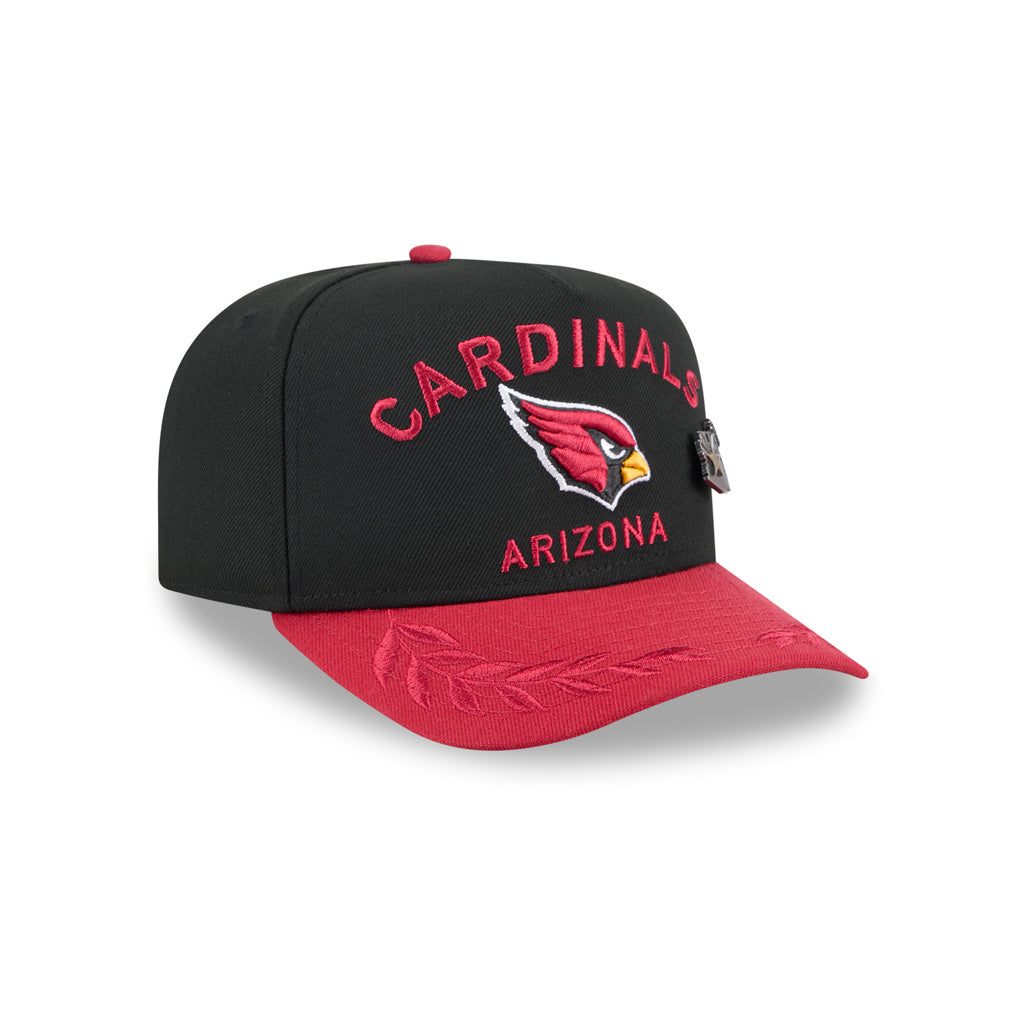 NFL Arizona Cardinals New Era 2025 Draft 59FIFTY A-Frame Fitted Hat - Black