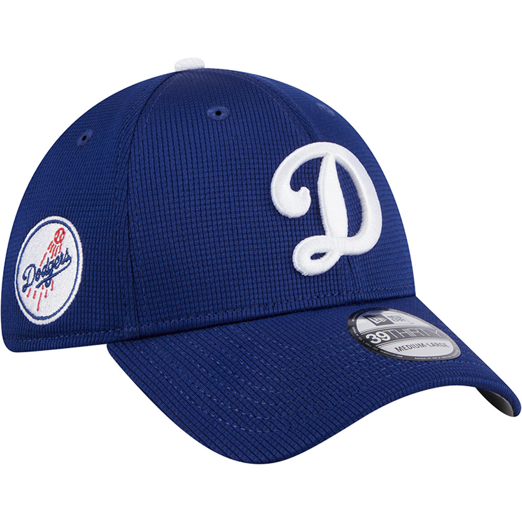 MLB Los Angeles Dodgers New Era 2025 Batting Practice 39THIRTY Flex Fit Hat - Blue