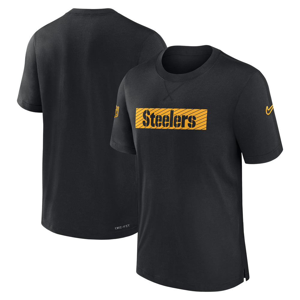NFL Pittsburgh Steelers Nike Sideline Player Performance T-Shirt - Black