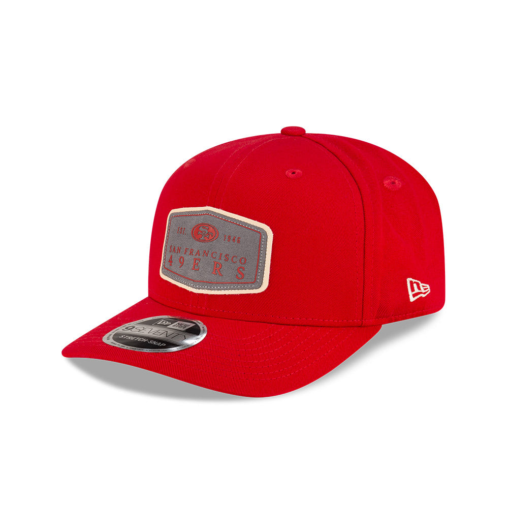 NFL San Francisco 49ers Labeled 9SEVENTY Stretch-Snapback Hat - Red
