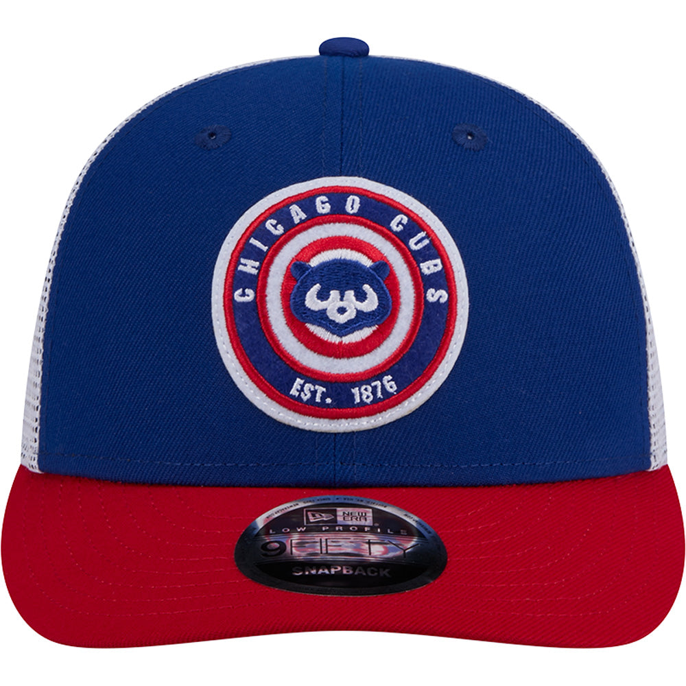 MLB Chicago Cubs New Era Cooperstown Patch Low-Profile 9FIFTY Trucker Hat
