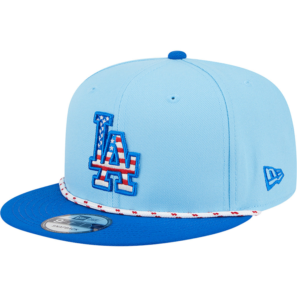 MLB Los Angeles Dodgers New Era 2025 4th of July 9FIFTY Snapback Hat - Blue