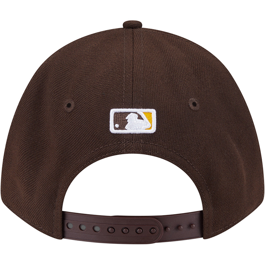 MLB San Diego Padres Youth New Era Game Player Replica 9FORTY M-Crown Hat - Brown