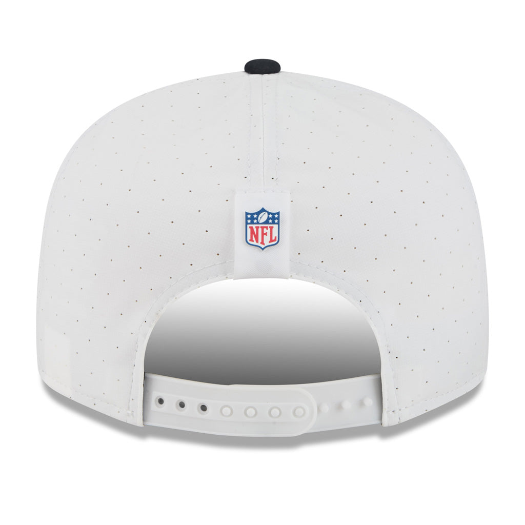 NFL Houston Texans New Era 2025 Training 9FIFTY Split Panel Snapback Hat - White