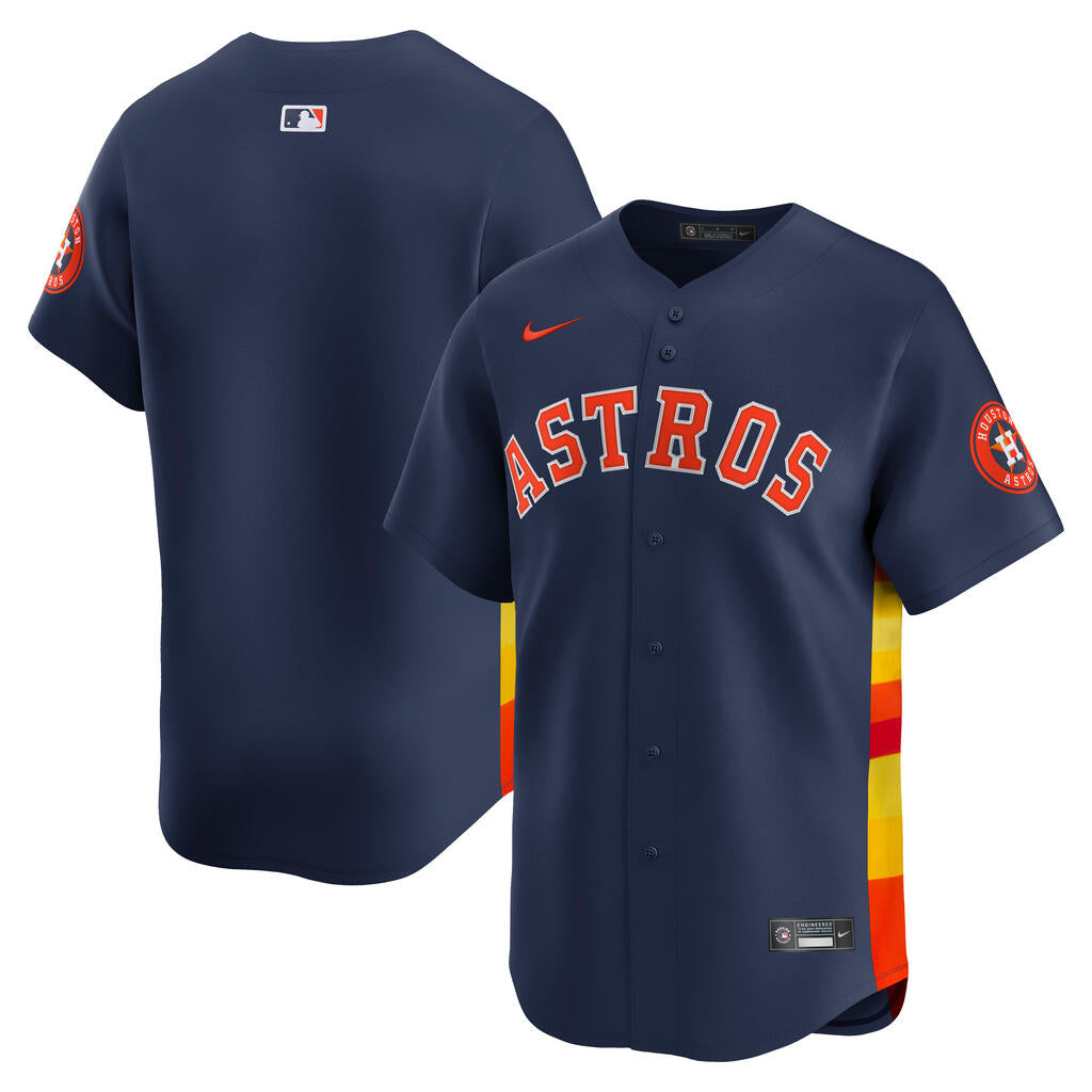 MLB Houston Astros Nike Alternate Limited Jersey - Navy