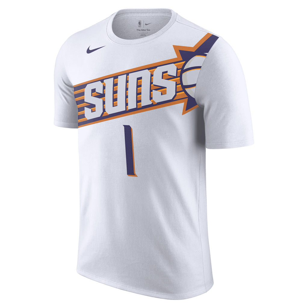 NBA Phoenix Suns Devin Booker Nike Association Name &amp; Number T-Shirt - White