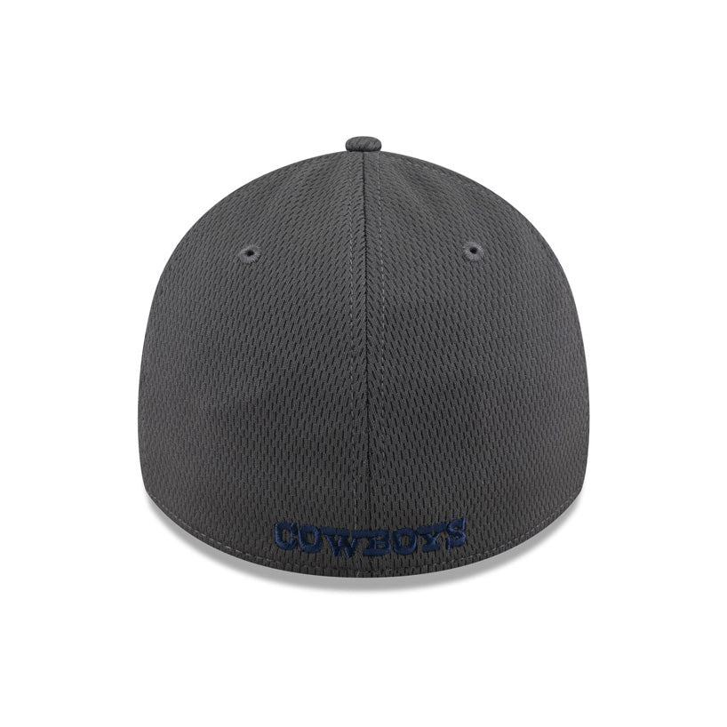 NFL Dallas Cowboys New Era Tonal Graphite 39THIRTY Flex Fit Hat - Graphite