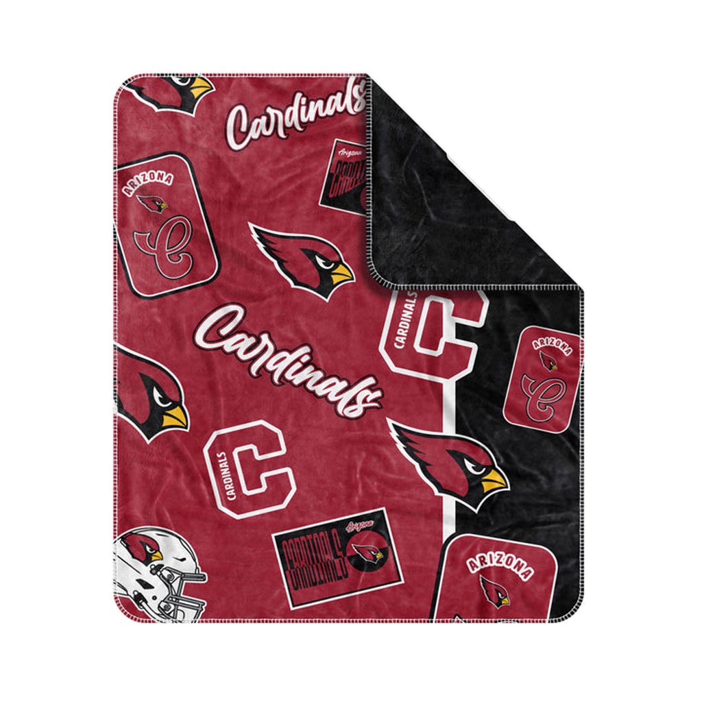 NFL Arizona Cardinals Logo Brands Dream Weave Blanket - Red