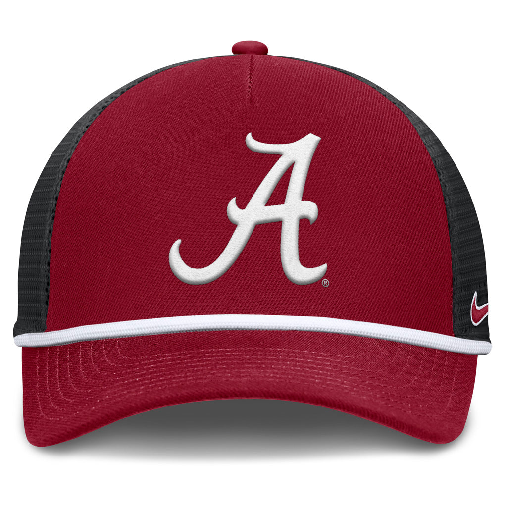 NCAA Alabama Crimson Tide Nike Primary Logo Snapback Trucker Hat - Maroon