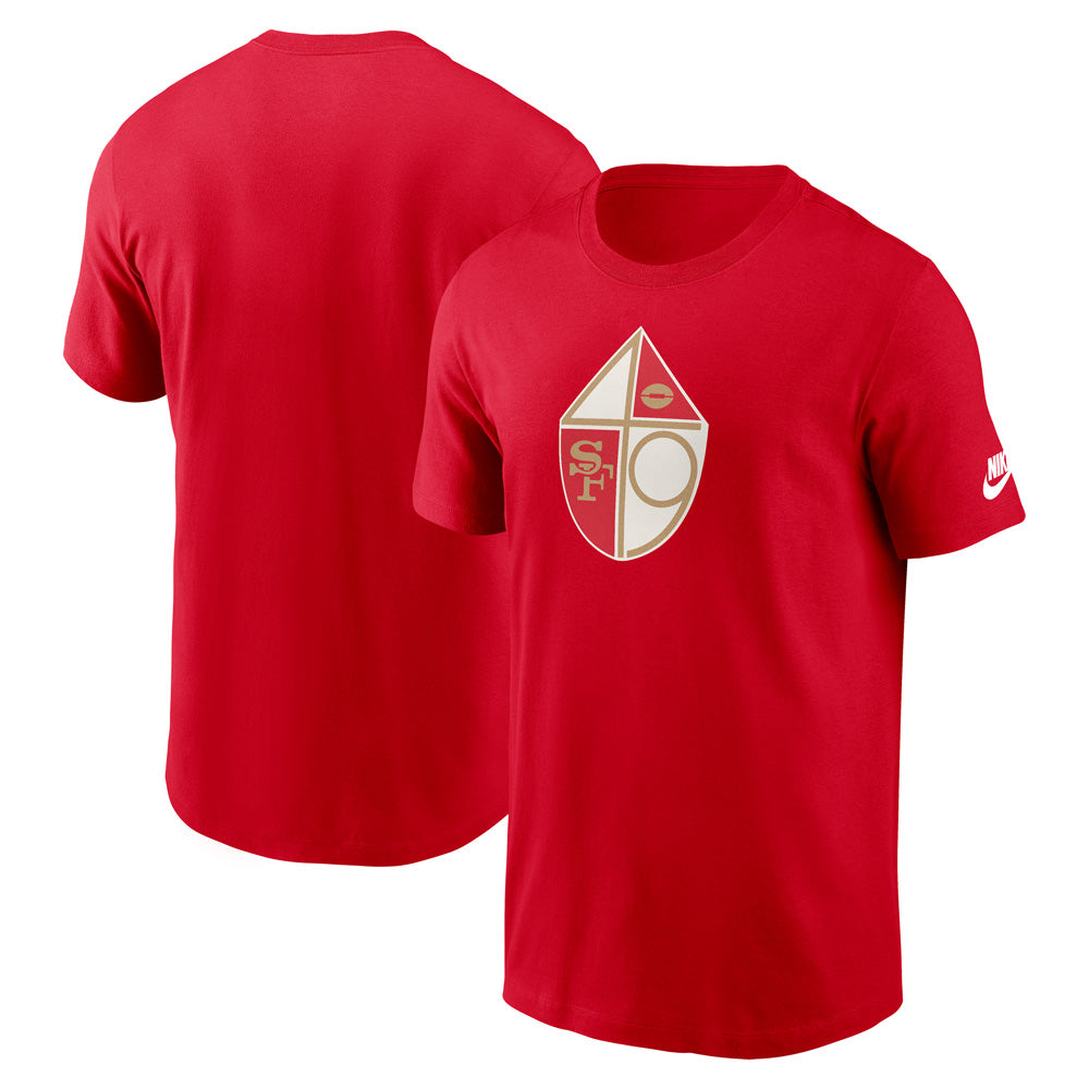 NFL San Francisco 49ers Nike Rewind Essential T-Shirt - Red