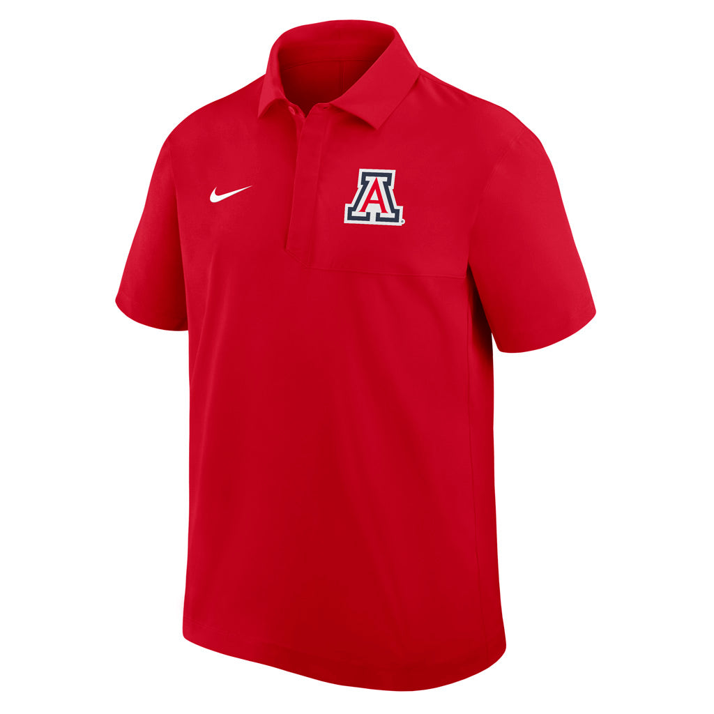 NCAA Arizona Wildcats Nike Dri-Fit Woven Polo - Red