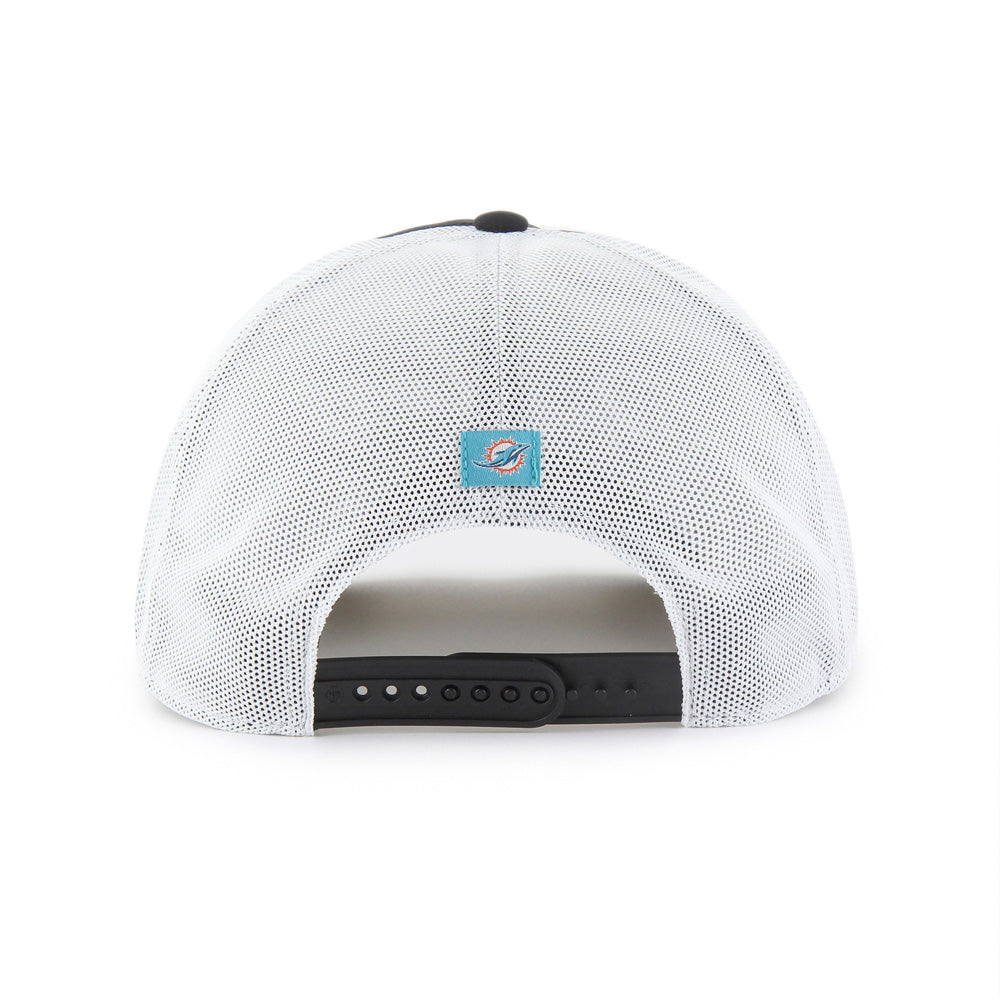 NFL Miami Dolphins &#39;47 Downburst Mesh Hitch Adjustable Hat - Black