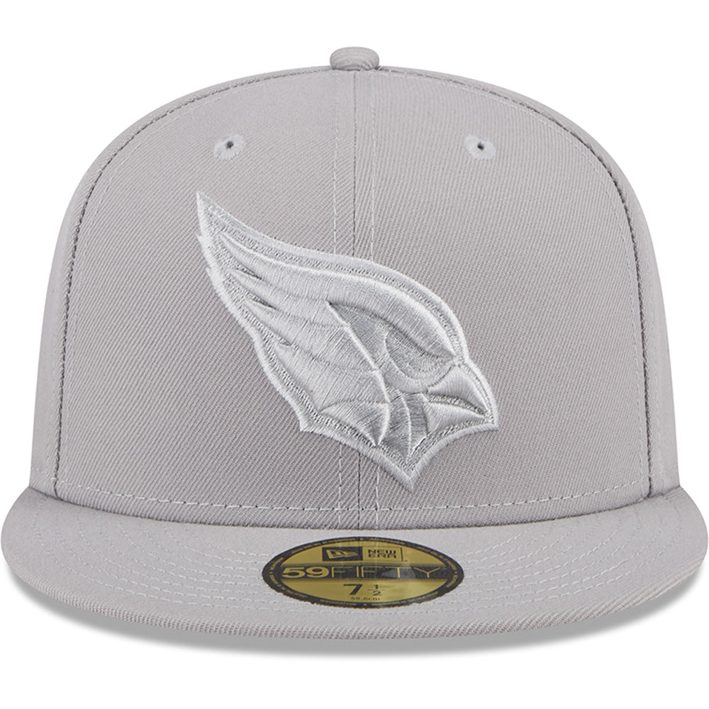 NFL Arizona Cardinals New Era Gray on Gray 59FIFTY Fitted Hat