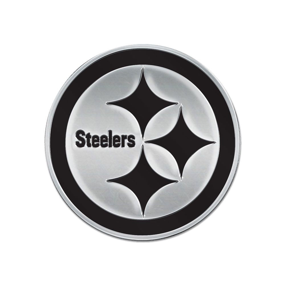 NFL Pittsburgh Steelers WinCraft Chrome Auto Emblem