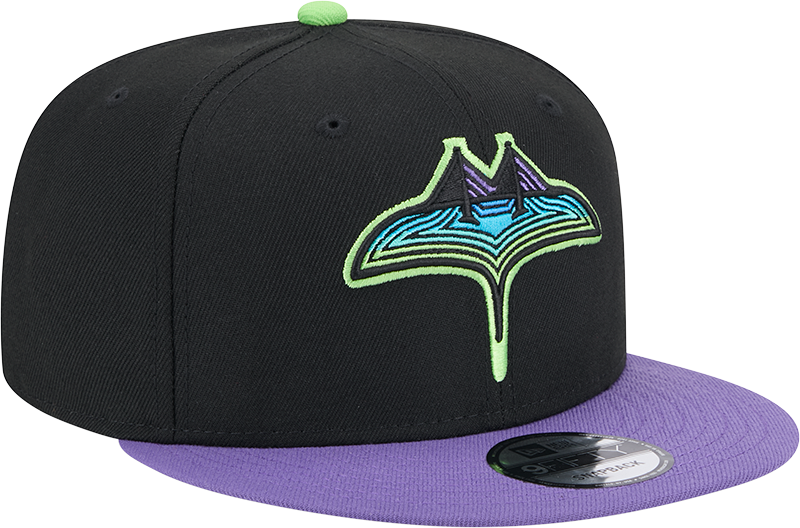 MLB Tampa Bay Rays New Era City Connect 9FIFTY Snapback Hat - Black