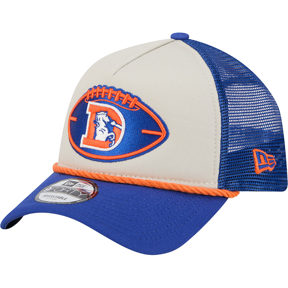NFL Denver Broncos 2024/25 Sideline Historic A-Frame 9FORTY Snapback Hat