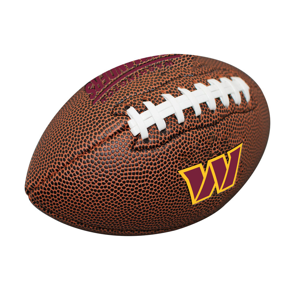 NFL Washington Commanders Logo Brands Mini Composite Football - Brown