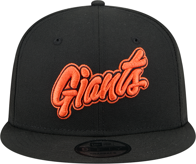 MLB San Francisco Giants New Era 2025 City Connect Fan Pack 9FIFTY Snapback Hat - Black
