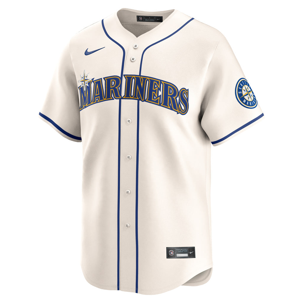 MLB Seattle Mariners Nike Alternate Limited Jersey - Cream