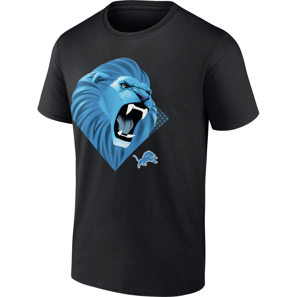 NFL Detroit Lions Fanatics Illustration T-Shirt - Black