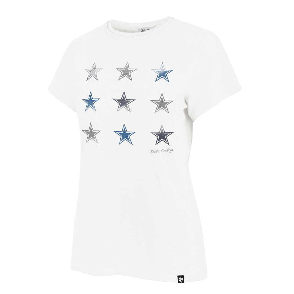 NFL Dallas Cowboys Women&#39;s &#39;47 Wild Dreams Frankie T-Shirt - White
