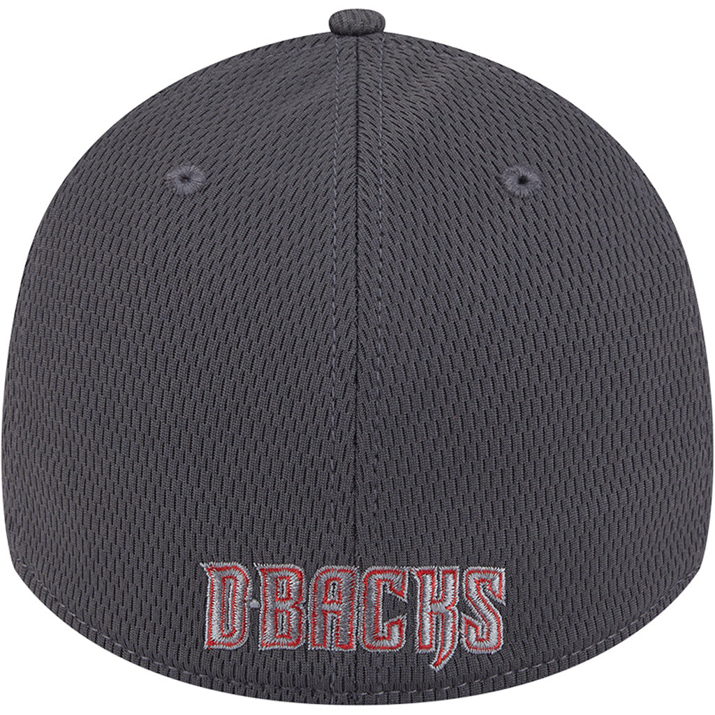 MLB Arizona Diamondbacks New Era Tonal Graphite 39THIRTY Flex Fit Hat - Graphite