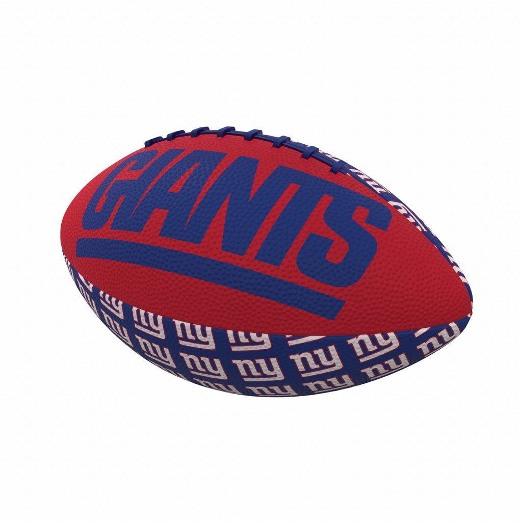 NFL New York Giants Logo Brands Mini Rubber Football