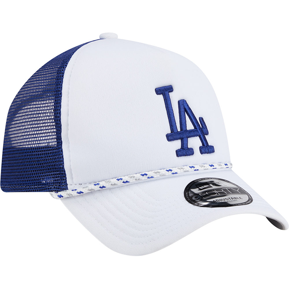 MLB Los Angeles Dodgers New Era Court Sport 9FORTY A-Frame Adjustable Hat