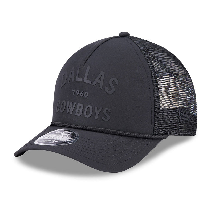 NFL Dallas Cowboys New Era Minimalist 9FORTY M-Crown Snapback Hat - Black