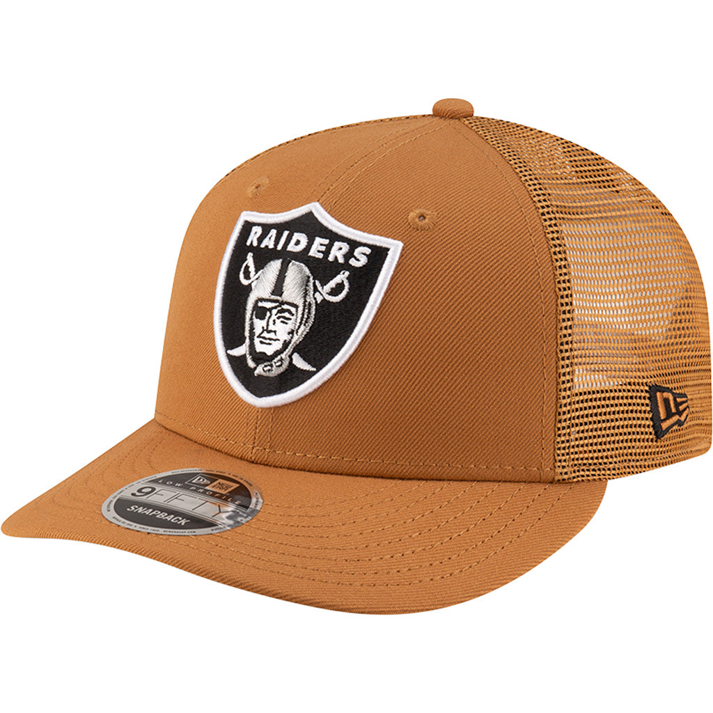 NFL Las Vegas Raiders Bronze Low Profile 9FIFTY Snapback Hat - Bronze