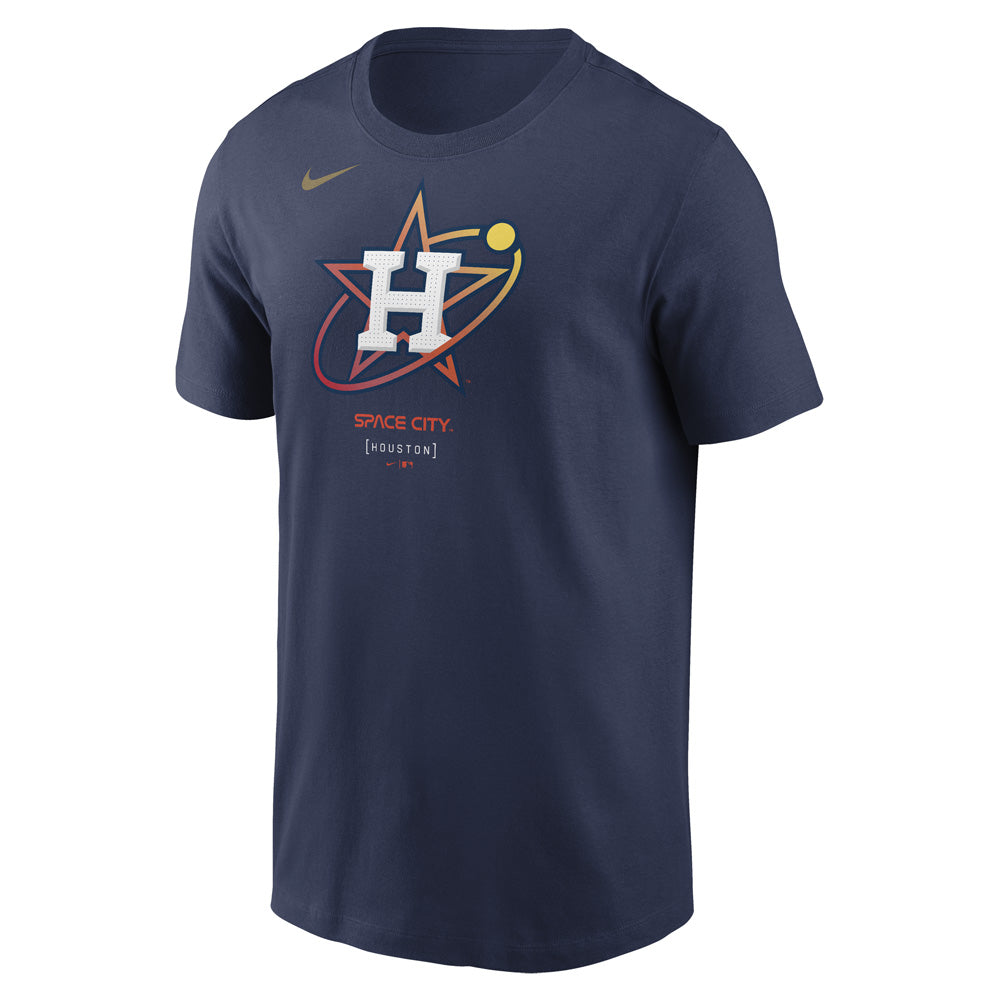 MLB Houston Astros Nike City Connect Logo Essential T-Shirt - Navy