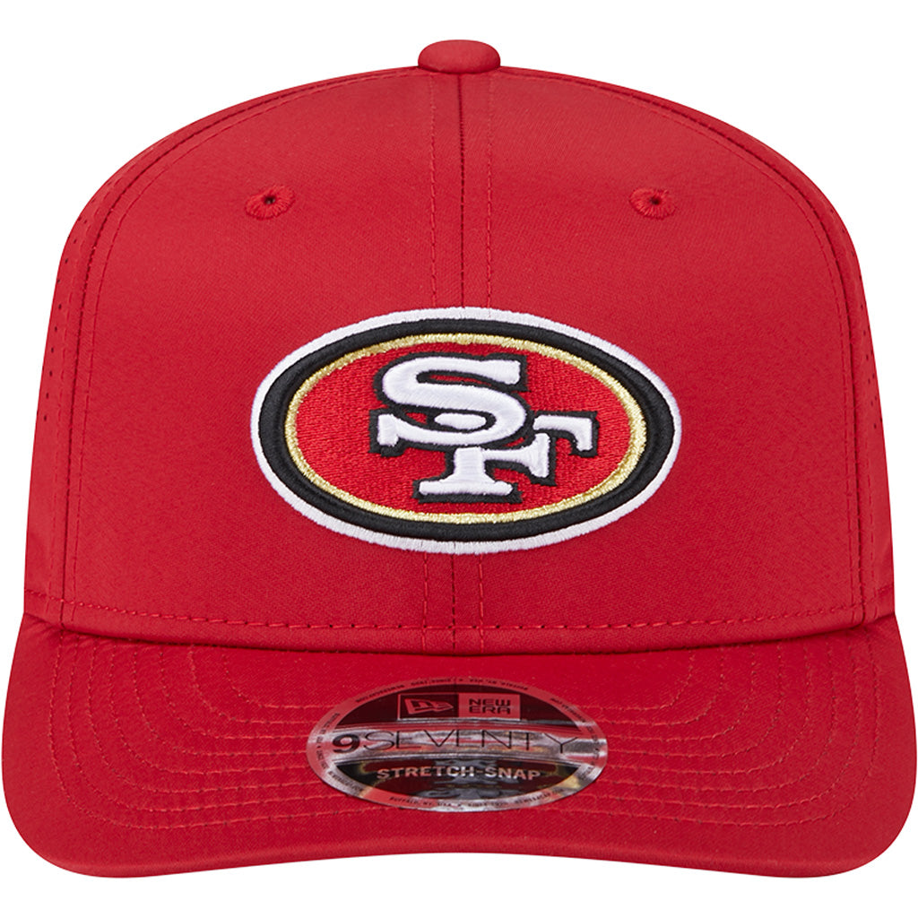 NFL San Francisco 49ers New Era Perform 9SEVENTY Stretch Snapback Hat - Red