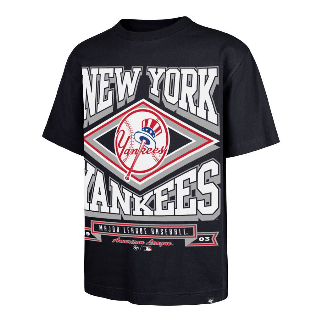 MLB New York Yankees '47 Heater Foundation T-Shirt - Navy