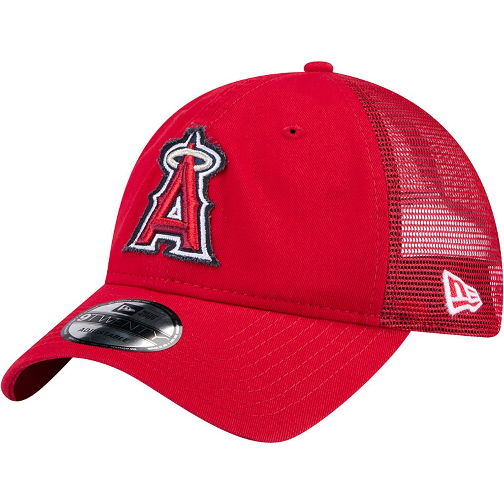 MLB Los Angeles Angels New Era Game Day 9TWENTY Snapback Trucker Hat - Red