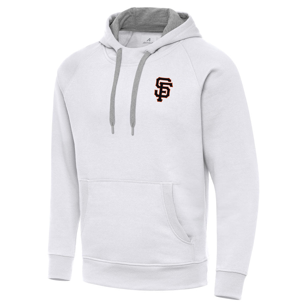 MLB San Francisco Giants Antigua Victory Pullover Hoodie - White