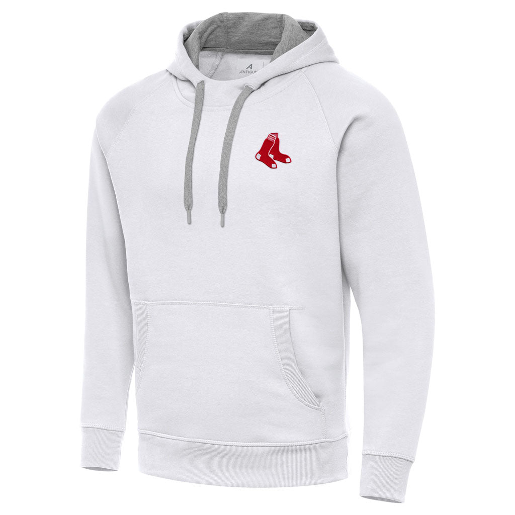 MLB Boston Red Sox Antigua Victory Pullover Hoodie - White