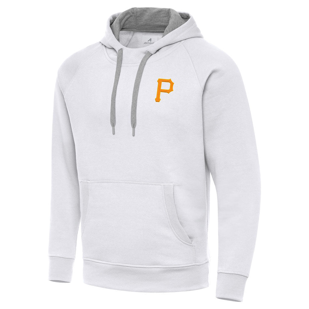 MLB Pittsburgh Pirates Antigua Victory Pullover Hoodie - White