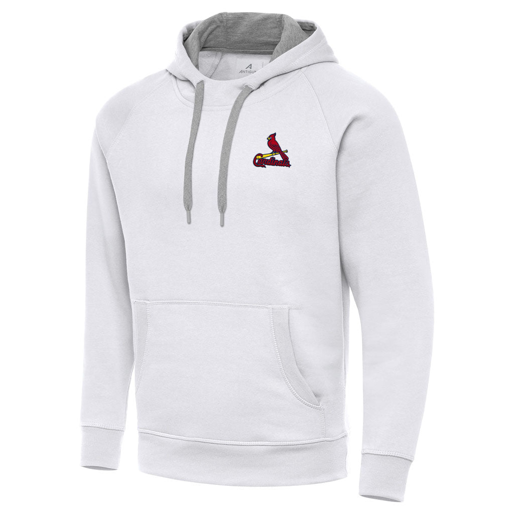 MLB St. Louis Cardinals Antigua Victory Pullover Hoodie - White