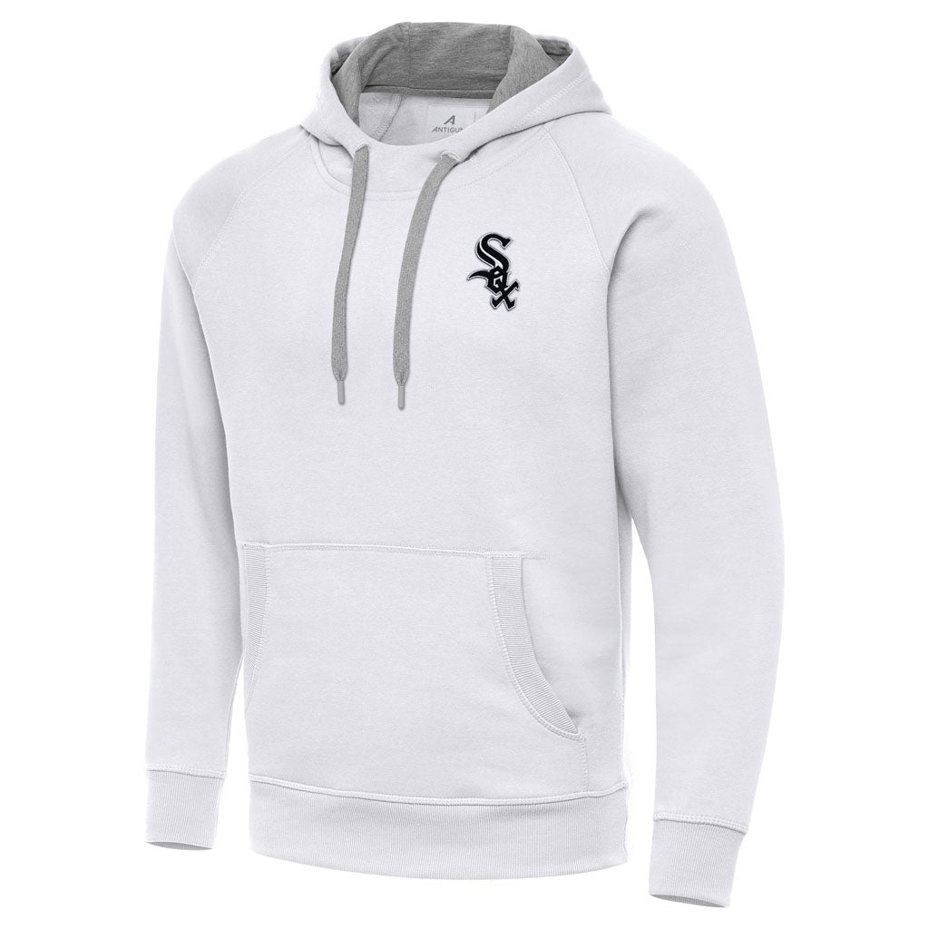 MLB Chicago White Sox Antigua Victory Pullover Hoodie - White