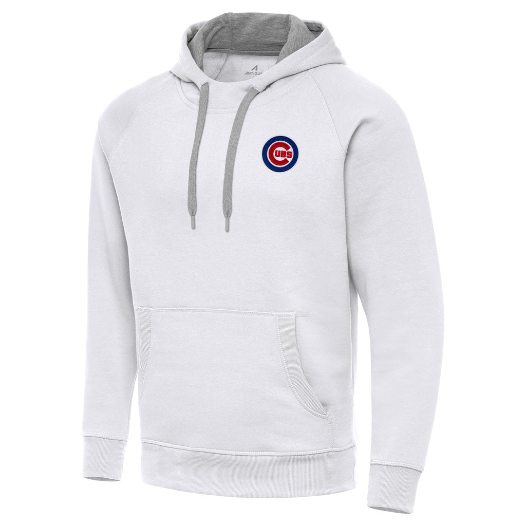 MLB Chicago Cubs Antigua Victory Pullover Hoodie - White