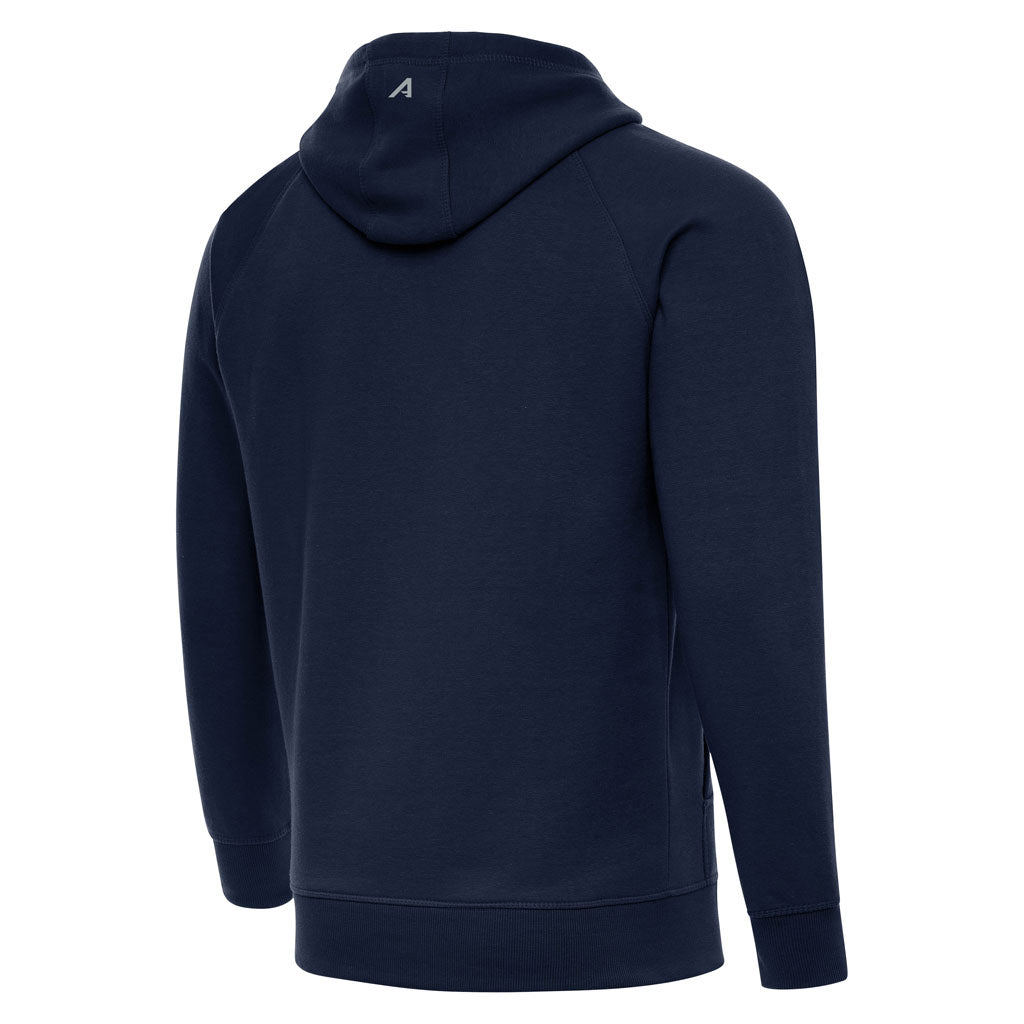 NFL Chicago Bears Antigua Full Front Alternate Victory Pullover Hoodie - Navy