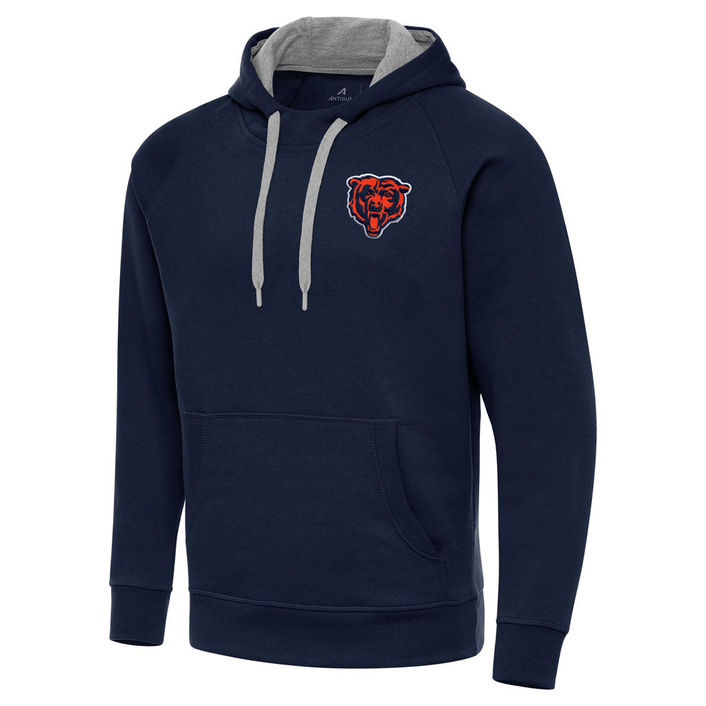 NFL Chicago Bears Antigua Alternate Victory Pullover Hoodie - Navy
