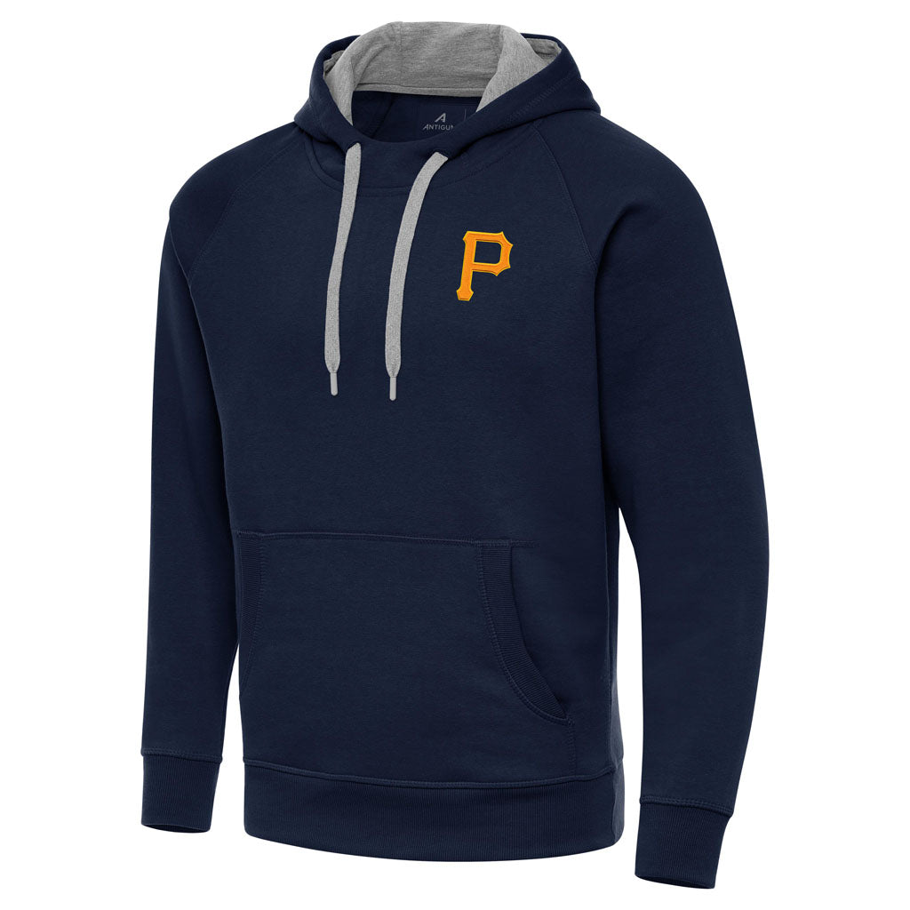 MLB Pittsburgh Pirates Antigua Victory Pullover Hoodie - Navy